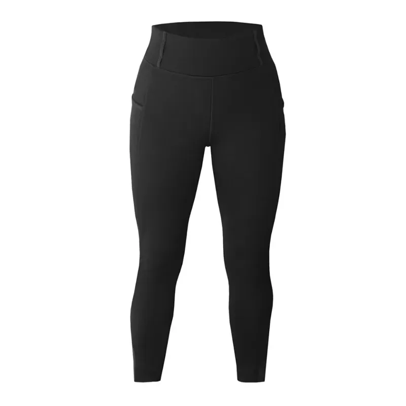 Equetech Luxe Thermal Winter Pull-On Breeches in Black