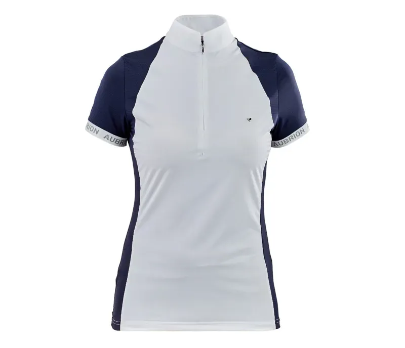 Aubrion Young Rider Newbel Show Shirt in Navy