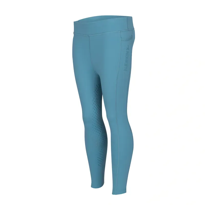 Aubrion Young Rider React Non-Stop Riding Tights in Haze-1