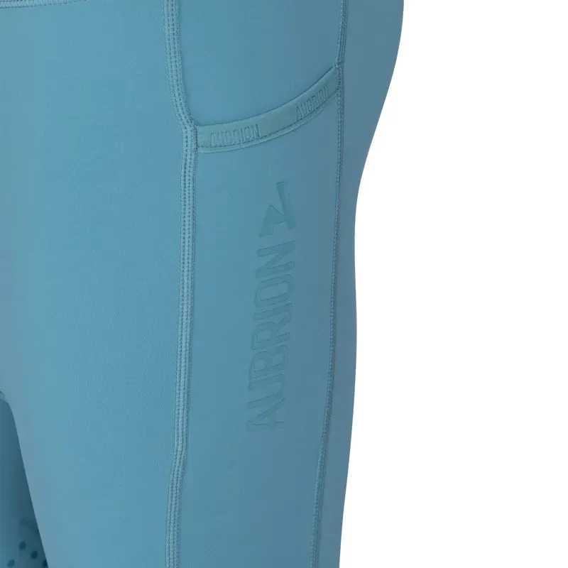 Aubrion Young Rider React Non-Stop Riding Tights in Haze-8
