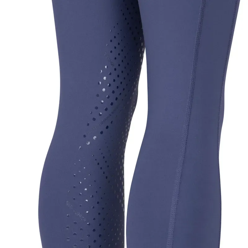 Aubrion Young Rider React Non-Stop Riding Tights in Midnight-4