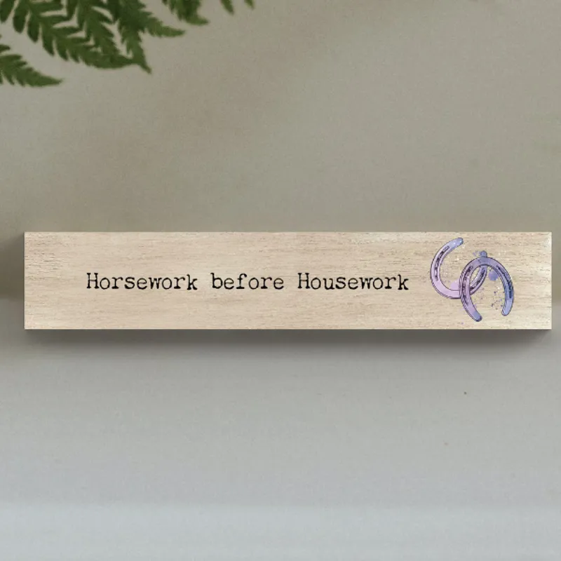 Momento Block - Horsework Before Housework