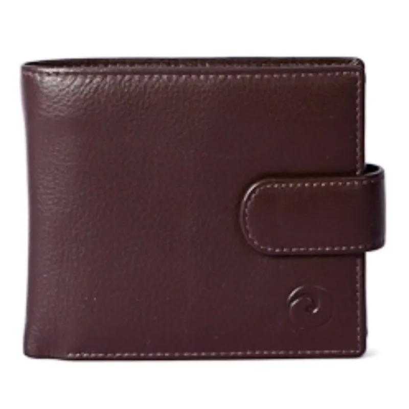 Mala Leather Origin Tab Wallet with Coin Pocket With RFID Protection Brown