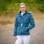 Coldstream Cornhill Quilted Coat in Cool Slate Blue
