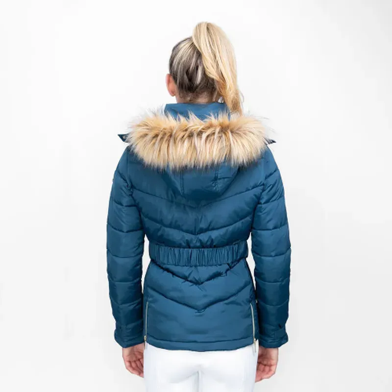Coldstream Cornhill Quilted Coat in Cool Slate Blue-2
