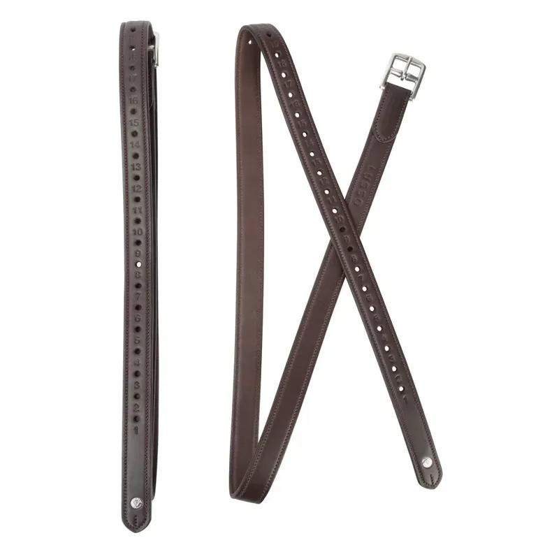 Velociti LUSSO Non-Stretch Stirrup Leathers HAVANA