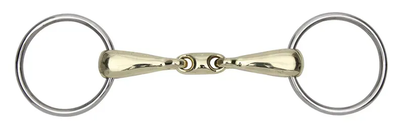 Shires Alloy Training Bit 14mm Brass