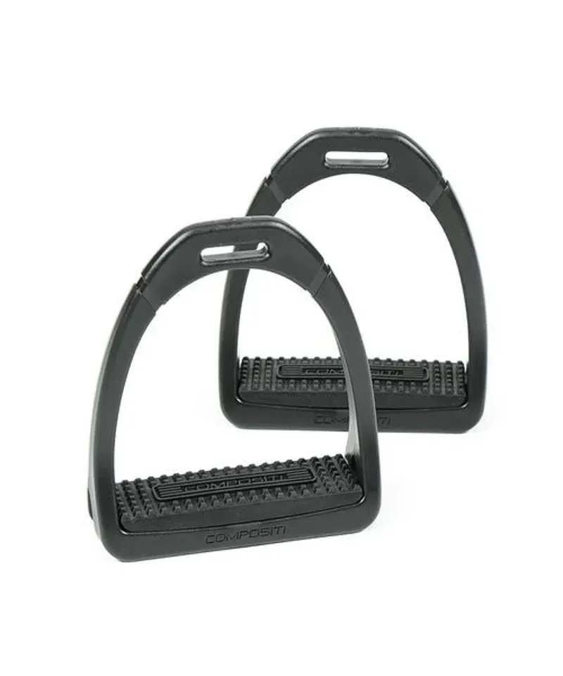 Compositi Kid's Premium Profile Stirrups in Black