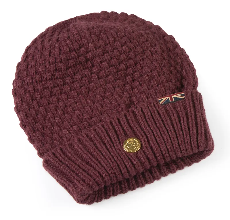 Aubrion Team Beanie in Burgundy