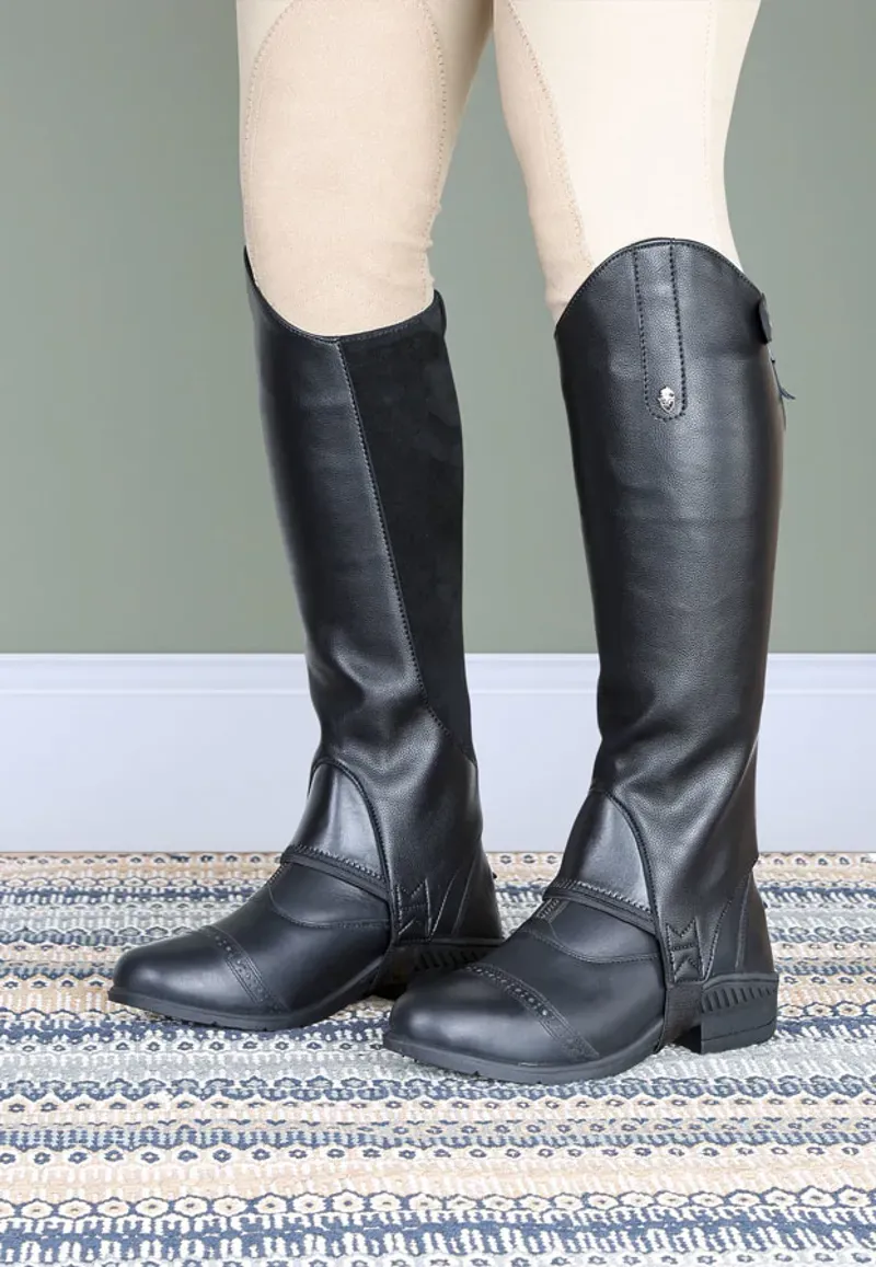 Moretta Adults Synthetic Gaiters in Black