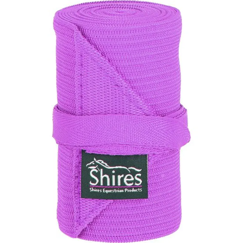 Shires Exercise or Tail Bandage in Purple