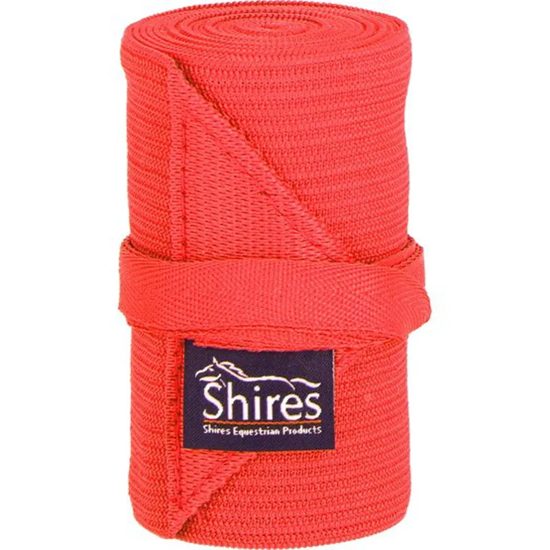 Shires Exercise or Tail Bandage in Red