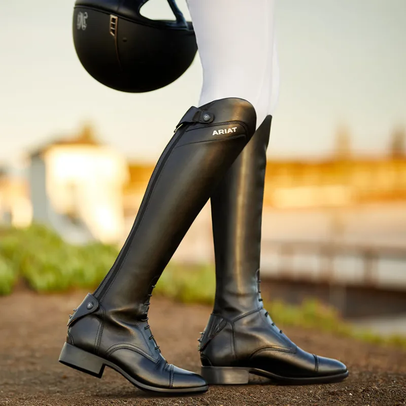 Ariat Palisade Women's Long Leather Riding Boots Black-1