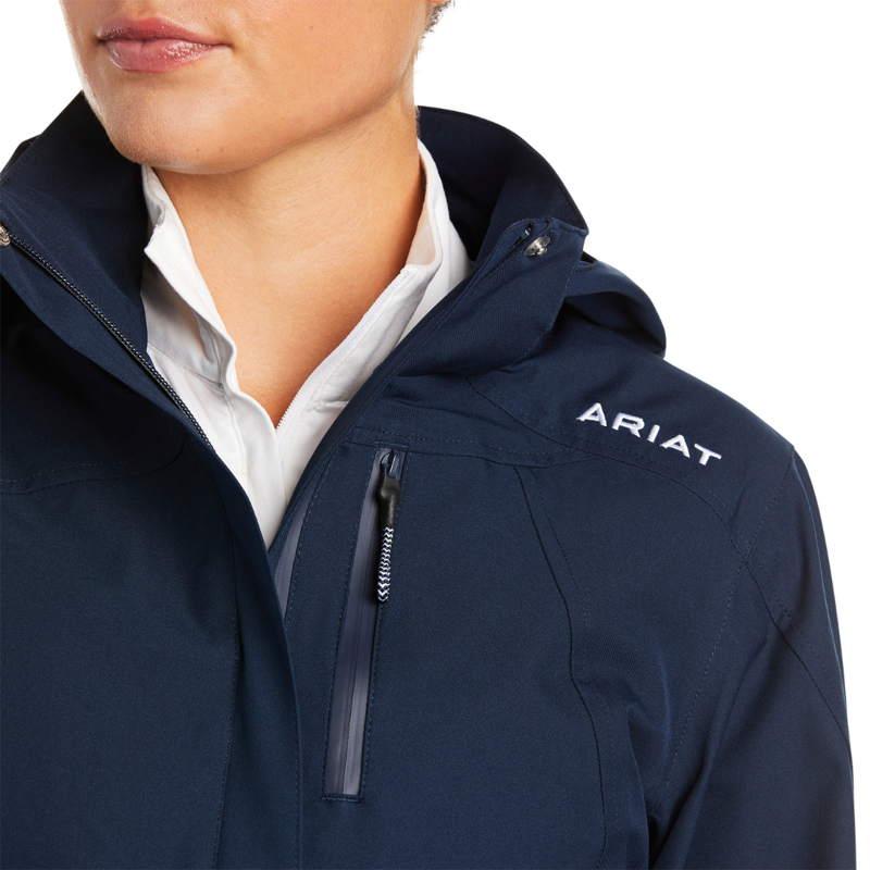 Ariat Women's Coastal Waterproof Jacket Navy-3