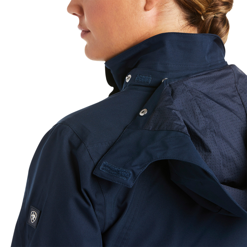 Ariat Women's Coastal Waterproof Jacket Navy-4