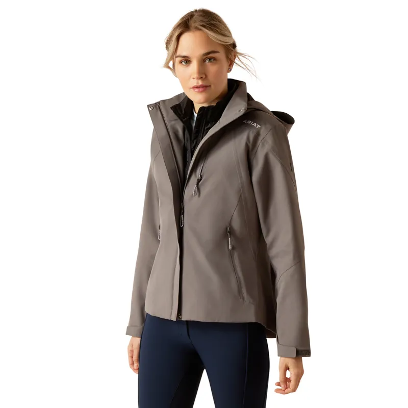Ariat Women's Coastal Waterproof Jacket Plum Grey