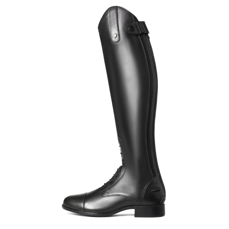 Ariat Womens Heritage Contour II Field Zip Tall Boot Regular Black-2
