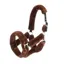 Hy Equestrian Fab Fleece Headcollar in Brown