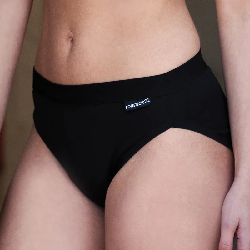 Equetech Bikini Brief Classic in Black
