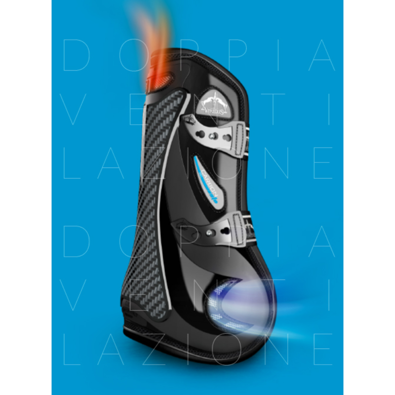 Veredus Carbon Gel Vento Front Tendon Boot Black-5