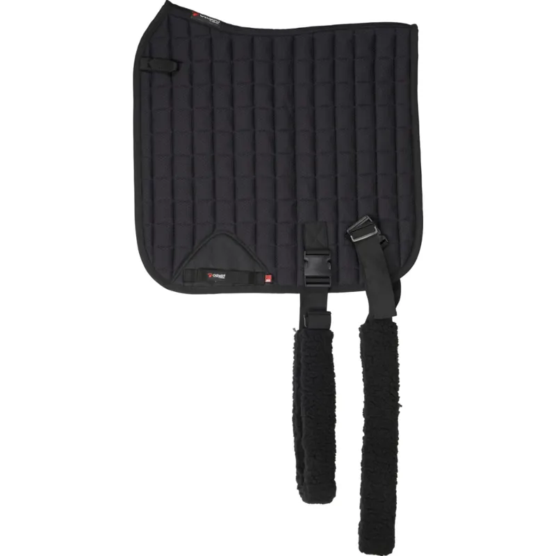 Catago Fir-Tech Training Dressage Saddle Pad With Elastic Black