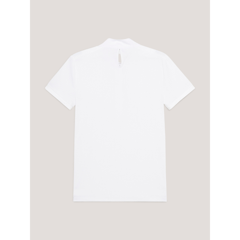 Tommy Equestrian Women's Chelsea Cooling Short Sleeve Logo Show Shirt  TH Optic White-4