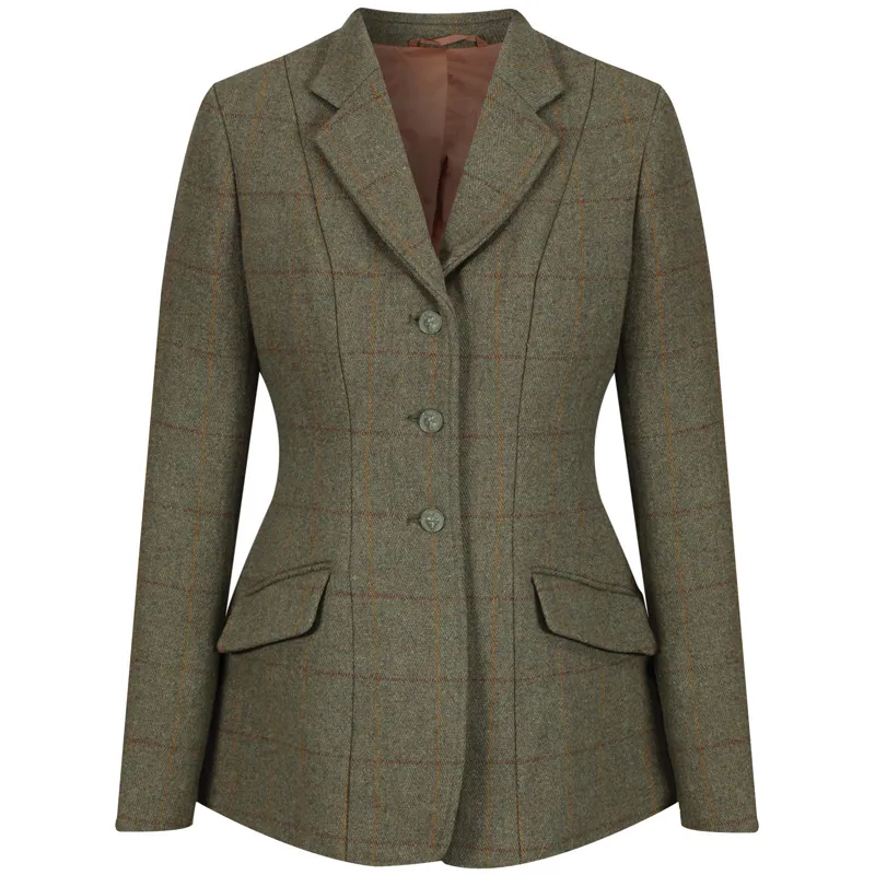 Equetech Claydon Tweed Riding Jacket in Green