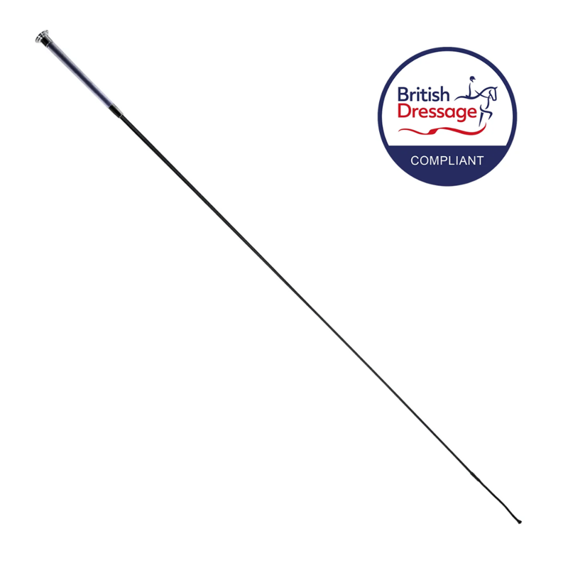Country Direct Gel Handle Dressage Whip Navy 110cm-1