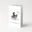 Equetech Dressage Test Greetings Card in White
