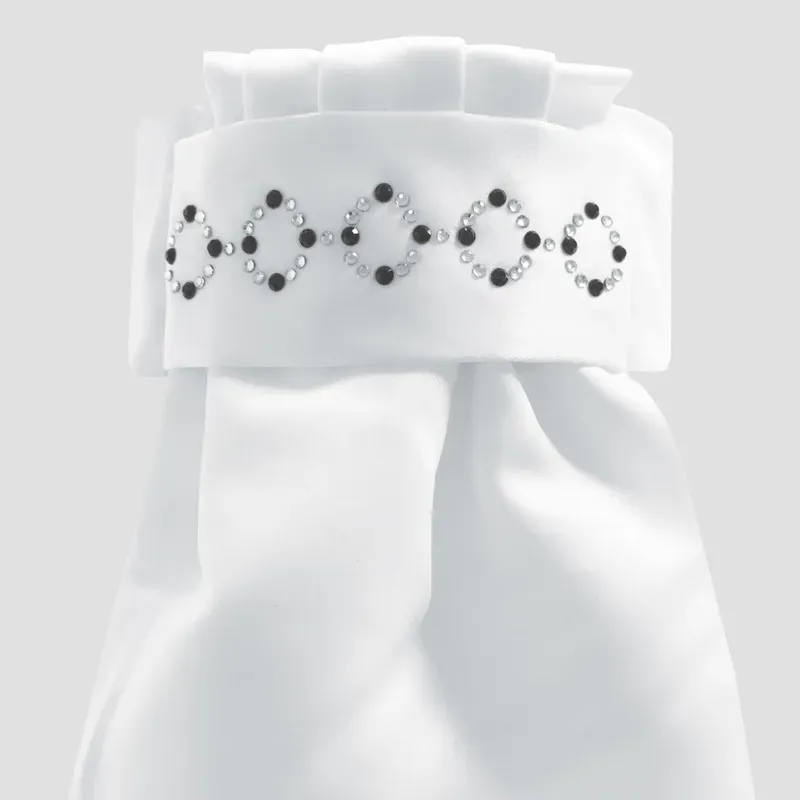 Equetech Zodiac Deluxe Ready-Tied Stocks in White