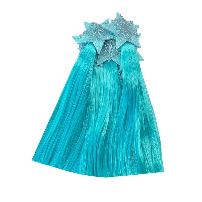 Equetech One Size 5 Pack Icicle Horse Mane Tassels in Blue