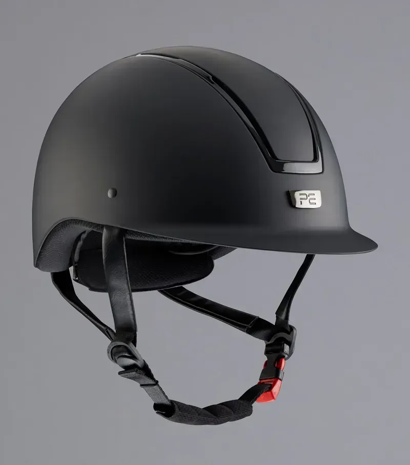 Premier Equine Endeavour Horse Riding Helmet in Black-2