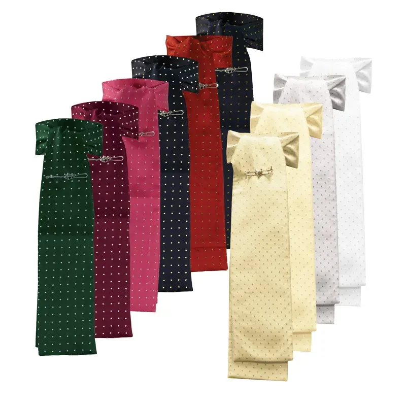 Equetech Pin Spot Riding Stock in Green/White -1