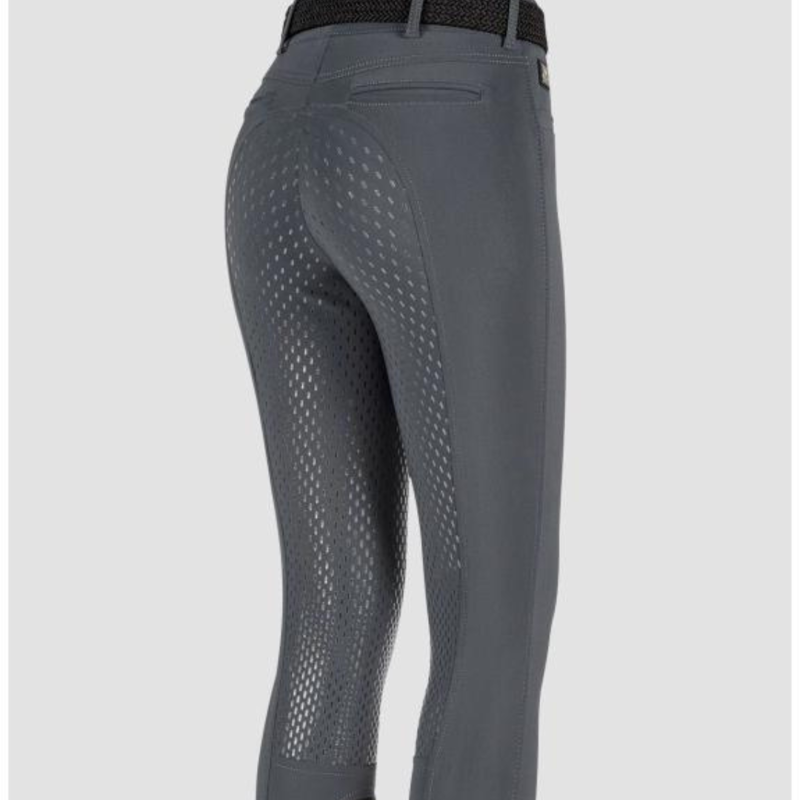 Equiline Adellek Women's Full Grip Breeches Night Grey-1