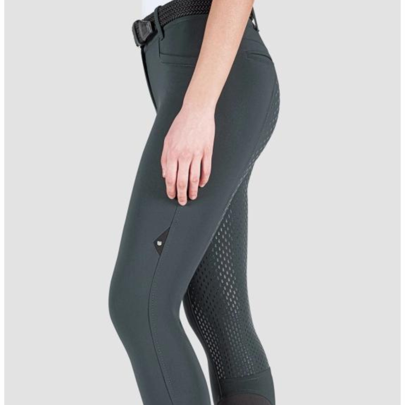 Equiline Adellek Women's Full Grip Breeches Night Grey-2