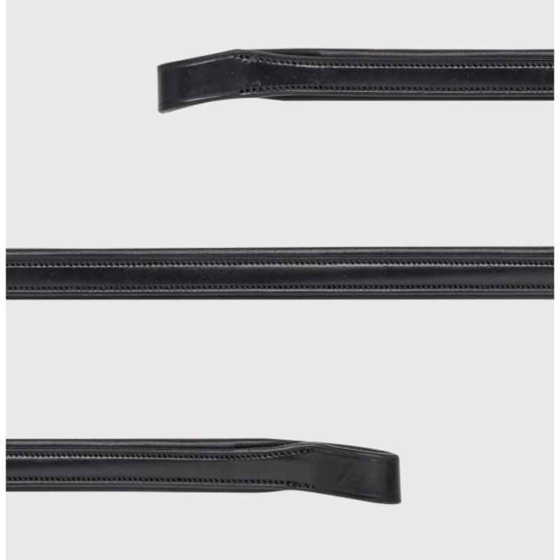 Equiline Flat Browband Black-1