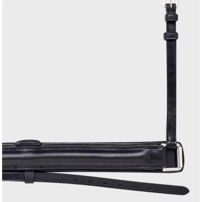 Equiline Padded Crank Noseband With Removable Loop Black-1