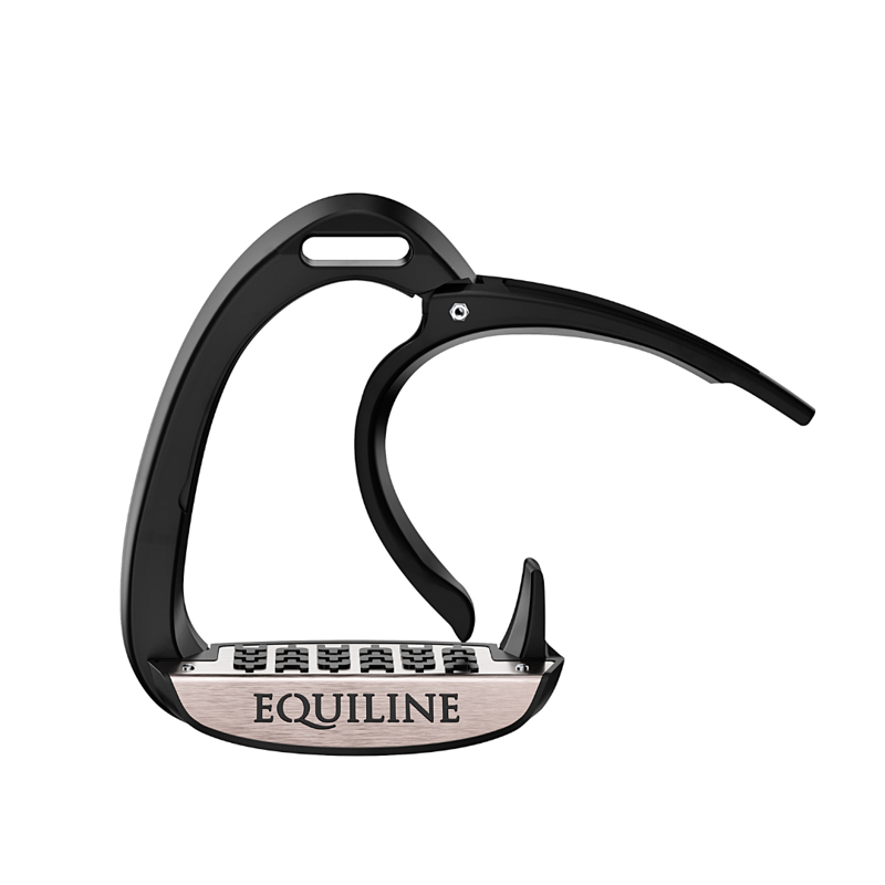 Equiline X-Cel Breakaway Dressage stirrups Black-1