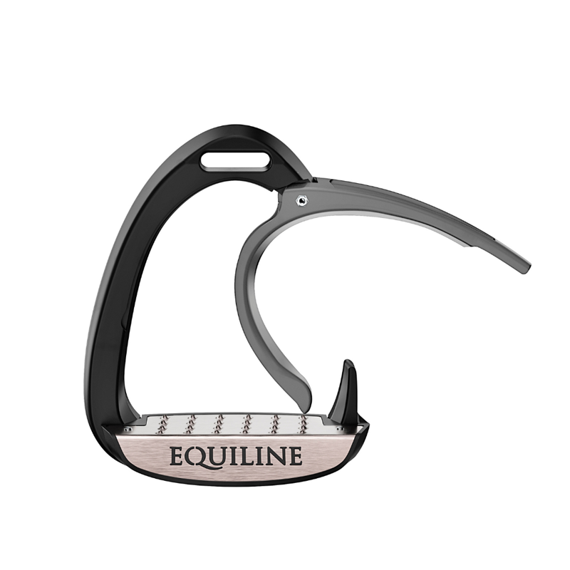 Equiline X-Cel Breakaway Jump Stirrups - Grey-1
