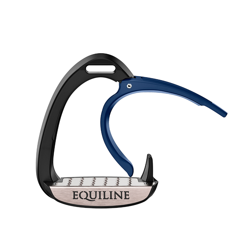 Equiline X-Cel Breakaway Jump Stirrups - Navy-1