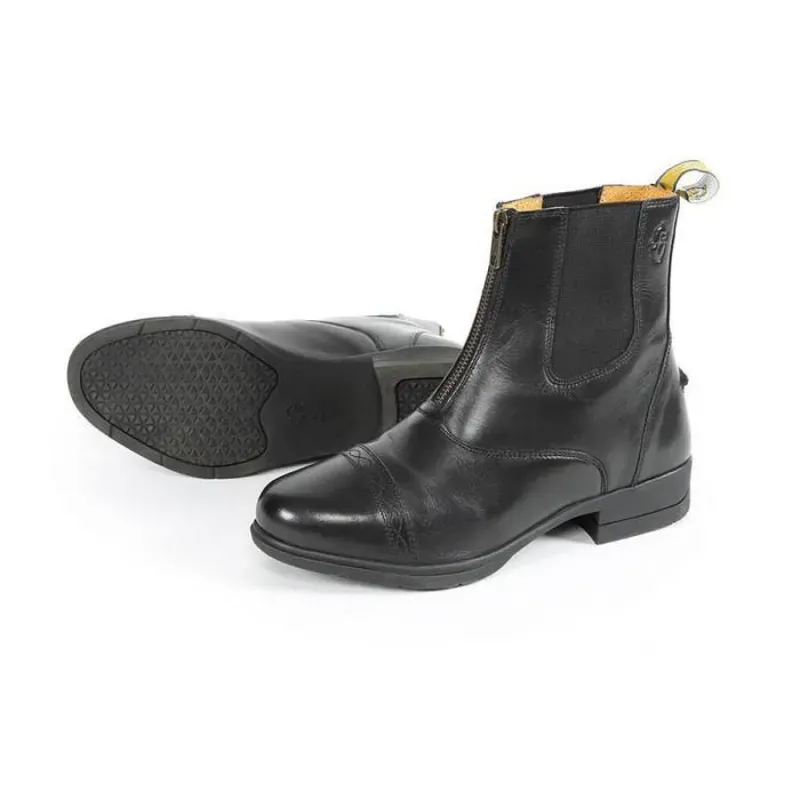 Moretta Rosetta Paddock Boots in Black