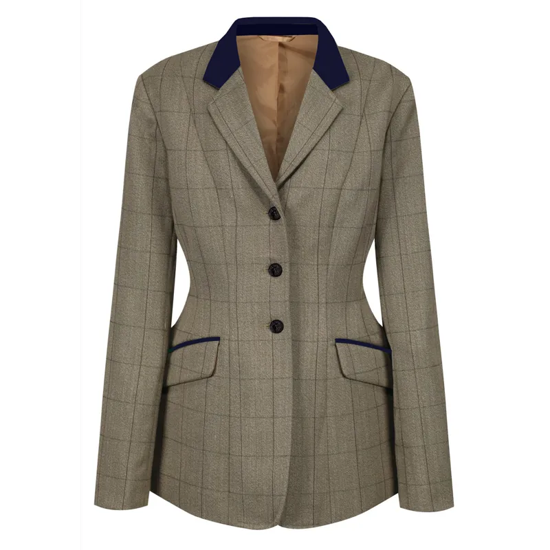 Equetech Foxbury Deluxe Tweed Riding Jacket in Green