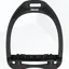 Flex-On Aluminium Stirrups Black Aluminium - Black - Ultra Grip Inclined