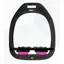 Flex-On Green Composite Stirrups Ultra Grip Inclined Black - Pink - Black