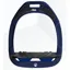 Flex-On Green Composite Stirrups Ultra Grip Inclined Navy - Navy - Black