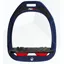 Flex-On Green Composite Stirrups Ultra Grip Inclined Navy - Red - Black