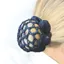 Equetech Fusion Sequin Scrunchie With Bun Net in Navy