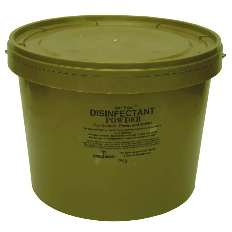 Gold Label 2kg Disinfectant Powder in Gold