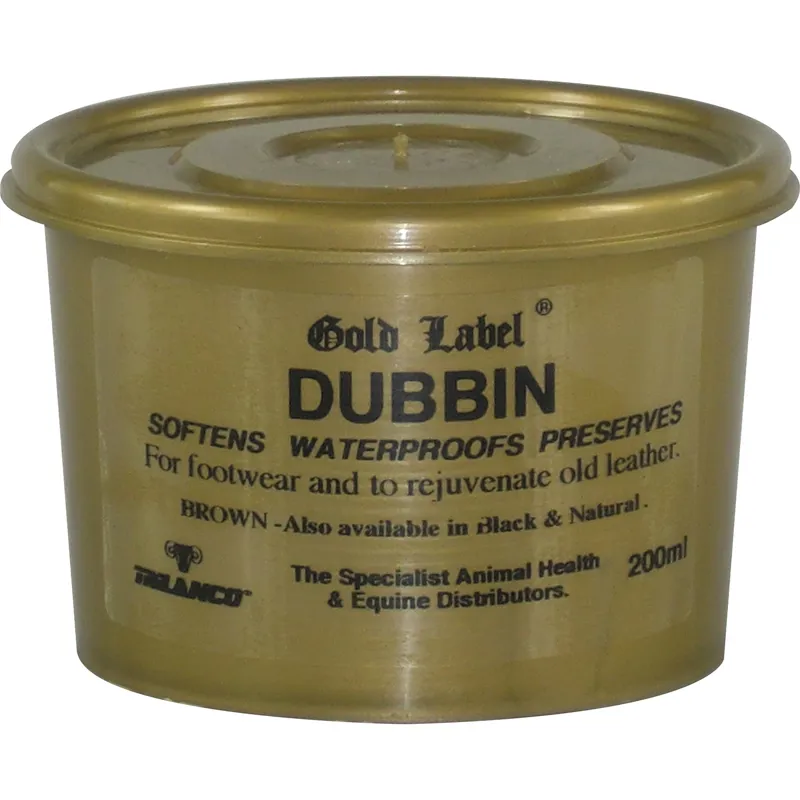 Gold Label 200g Brown Dubbin 