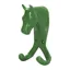 Perry Equestrian Horse Head Double Stable/Wall Hook in Green